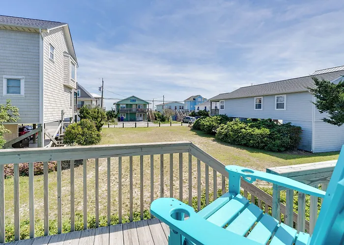 Charming Surf City Beach House - Walk To Ocean!