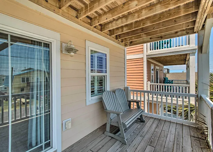 Surf City Escape W/ 6 Decks: Steps To Beach